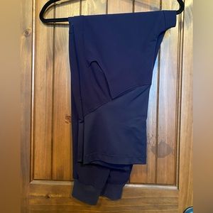 Figs Zamora Maternity Scrub Jogger Pants Navy Blue Size Small Petite